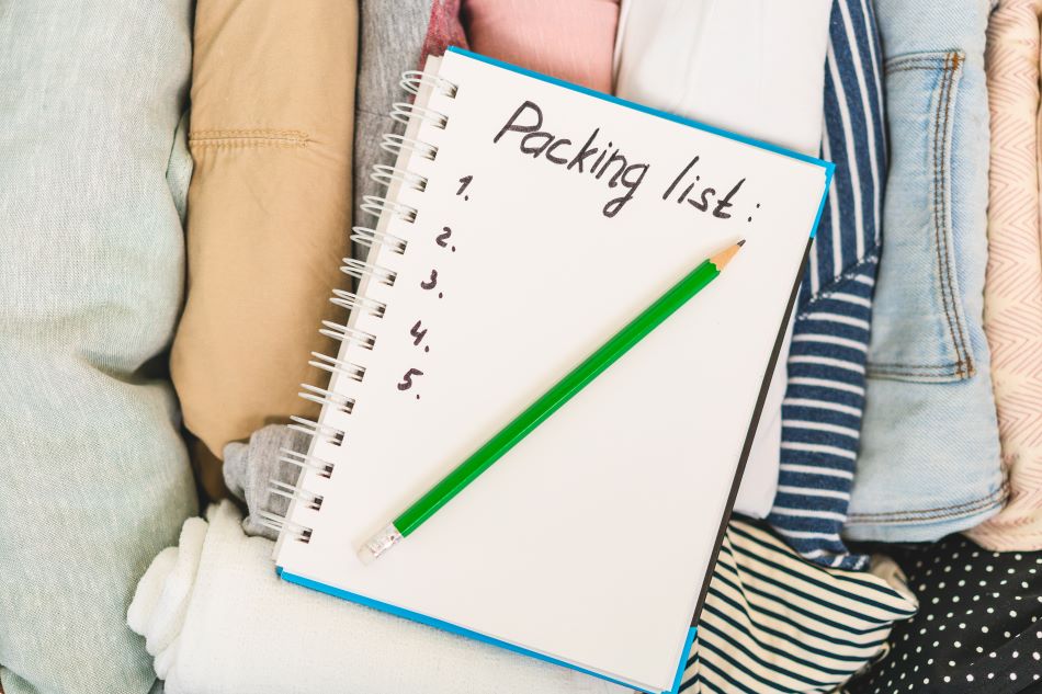 packing list